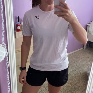White Gymshark Tee